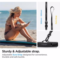 Spigen Aqua Shield A601 apvalks ūdensnecaurlaidīgs IPX8 - caurspīdīgs 2 gab.