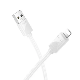 Kabelis USB-A uz Lightning Hoco 2,4A 1 m X114 balts