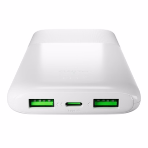 Внешний аккумулятор Puro DAILY 10 PLUS 10000mAh 2x USBA / 1x USB-C 22.5W - белый