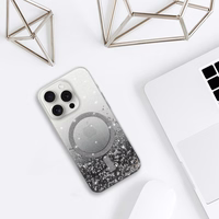 Tel Protect Moonlite Magnētiskais viedtālruņa apvalks Iphone 13 Pro melns caurspīdīgs