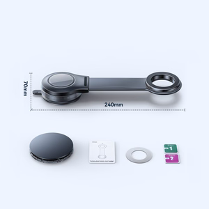 Joyroom JR-ZS518 liekams magnētisks tālruņa turētājs melns