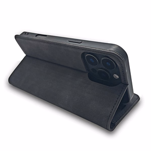 Smart Suede viedtālruņa apvalks Honor 400 melns