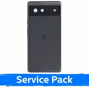 Aizmugurējais vāciņš, saderīgs ar Google Pixel 6, vētras melns (Service Pack)