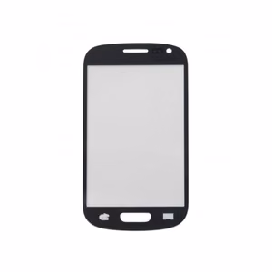 Ārējais ekrāna stikls, saderīgs ar Samsung I8190 S3 Mini, melns HQ