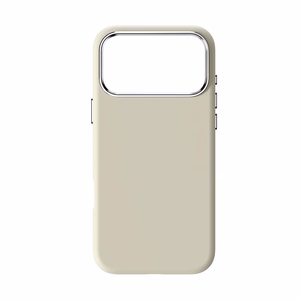Case for iPhone 17 Pro Max / 18 Pro Max (low camera edge) Forcell F-Protect Frame Premium compatible with Magsafe antique white