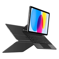 Tech-Protect Smartcase Magnētiskais ar tastatūru iPad 10.9” 2022 / iPad 11” 2025 - Melns