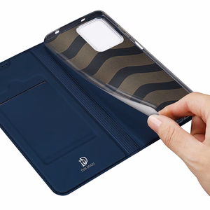 Dux Ducis Skin Pro Case for Xiaomi Redmi Note 12 Flip Card Wallet Stand Blue