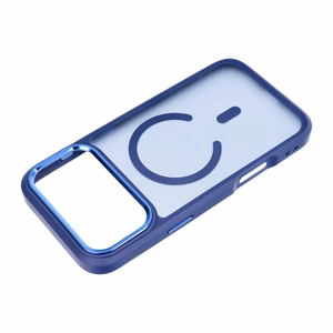 Aizsargvāciņš ierīcei iPhone 18 Pro Max / 17 Pro Max: Forcell F-Protect Smoke Hybrid Premium, saderīgs ar MagSafe, krāsa – tumši jūras zila