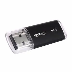 USB флеш-накопитель Silicon Power Ultima-II 8 GB USB Type-A 2.0 Черный