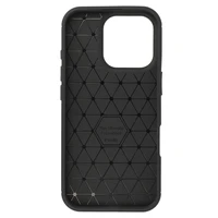 Tel Protect Carbon Elite maciņš iPhone 16 Pro melns