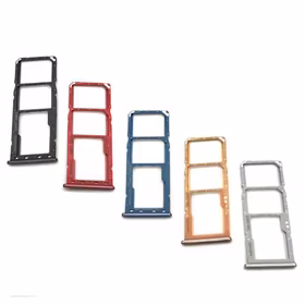 SIM Holder Saderīgs ar Samsung A305 A30 2019 SIM card holder Melns