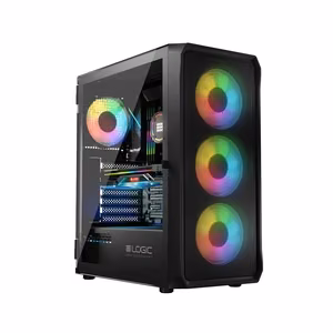 Logic PORTOS ARGB MINIDI USB 3.0 korpuss melns