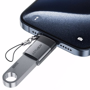 Acefast J7 USB-A - USB-C adapteris - pelēks