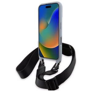 BMW M Edition Carbon Stripe & Strap iPhone 16 Pro Case - Gray