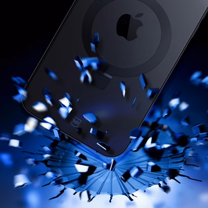 3mk Smoke viedtālruņa apvalks Mag&Stand Apple iPhone 12 Pro Max - melns