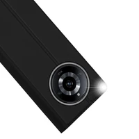 Dux Ducis Skin Pro apvalks Realme 11 Flip kartītes maciņš ar statīvu - melns