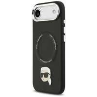 Karl Lagerfeld Karl Pin Magnētiskais viedtālruņa apvalks iPhone Air - Melns