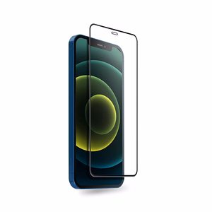 Crong 3D Armor Glass 9H rūdīta stikla ekrāna aizsargs iPhone 12 Mini ar antibakteriālu aizsardzību, ar uzstādīšanas rāmi