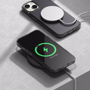 Ringke Fusion Matte apvalks iPhone 14 Plus ar gēla rāmi – pelēks
