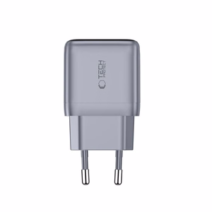 Tech-Protect PowerVision NC45W-GaN 1 pieslēgvietu sienas lādētājs, PD 45W – tumši pelēks