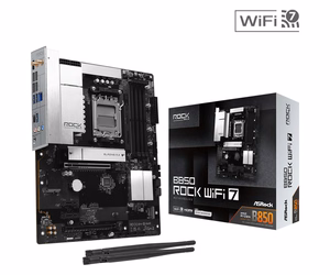 ASROCK AMD B850 разъём AM5 ATX RAM DDR5-SDRAM 4x слота Wi-Fi да Bluetooth да B850ROCKWIFI7 (материнская плата)