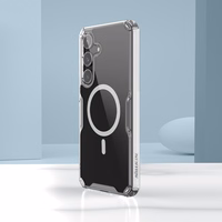 Nillkin Nature Pro bruņots viedtālruņa apvalks ar magnētisko gredzenu Samsung Galaxy S24+ - balts