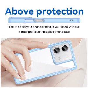 Kosmosa viedtālruņa apvalks ar gēla rāmi Xiaomi Redmi Note 13 Pro - zils