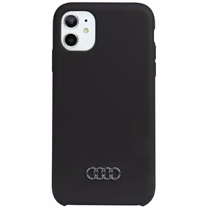 Audi silikona viedtālruņa apvalks iPhone 11 / Xr 6.1 melns