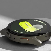 Ringke Slim un rūdītā stikla apvalks + stikla komplekts Samsung Galaxy Watch 7 44mm - melns