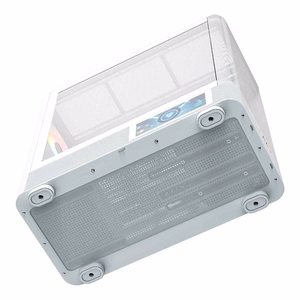MODECOM Volcano AQ400 ARGB Midi balts