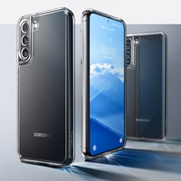 Spigen Ultra Hybrid viedtālruņa apvalks Samsung Galaxy S22 - Caurspīdīgs