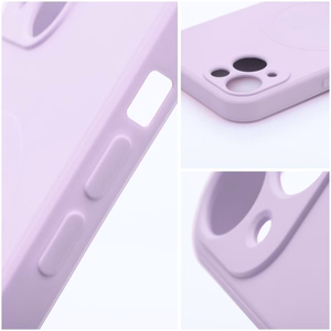 SILICONE MAG COVER viedtālruņa apvalks, saderīgs ar MagSafe, IPHONE 13 Pro rozā