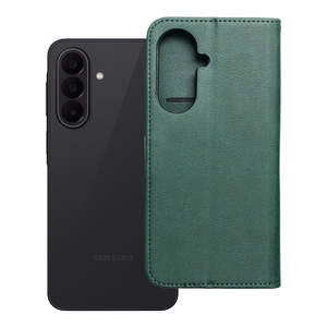 Atlokāmais maciņš Samsung A27 Split Book, zaļš un zeltains