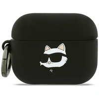 Karl Lagerfeld Silicone Choupette Head 3D macins AirPods Pro 3 - melns