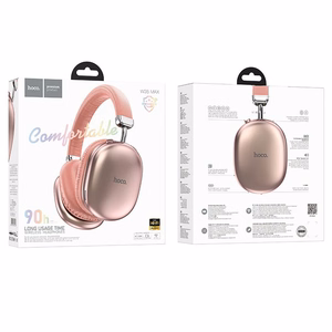 HOCO bezvadu bluetooth austiņas W35 Max rozā