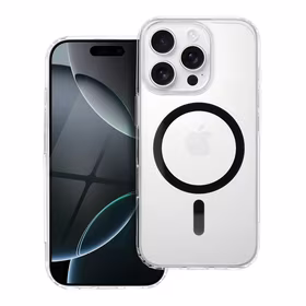 Drop Glue Krāsains Gredzens Magnētiskais Viedtālruņa apvalks saderīgs ar MagSafe IPHONE 15 melns