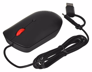 Lenovo 4Y51D20850 pele ambidekstra USB Type-C optiska 2400 DPI