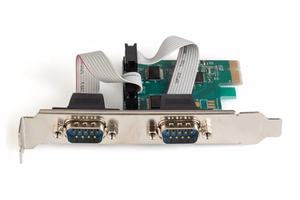 Digitus 2 portu seriālā interfeisa karte, PCIe