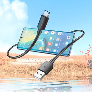Cable USB A to USB C Hoco PD 2,4A 27W 1 m X96 black