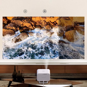 Yaber L2 Plus LCD FullHD 1080p Multimedia Projector with JBL Speakers - Beige