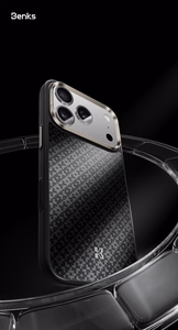 Benks Magnetic Armor Pro Armor Grid Kevlar Case Metal Frame 600D (Y069) priekš Iphone 17 Pro black