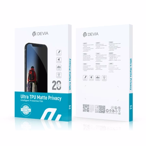 Ploteru ploteru plēvju komplekts Devia Ultra Intelligent TPU Matte Privacy 20 gab.
