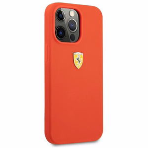 Ferrari FESSIHCP13XRE iPhone 13 Pro Max 6.7" ciets silikona viedtālruņa apvalks sarkans/sarkans