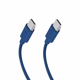 SBS TECABLETISSUETCCB USB-C - USB-C 1,5 m 60W pīts kabelis - zils