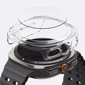Ringke Slim un rūdītā stikla apvalks + stikla komplekts Samsung Galaxy Watch Ultra 47mm - caurspīdīgs