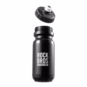 Rockbros 600 ml velosipēda pudele – melna