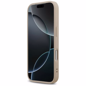 Guess 4G Ring Classic Logo MagSafe Чехол для iPhone 17 Pro - розовый