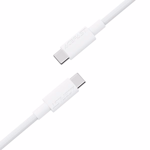 USB kabelis Acefast C18-03 60W no USB-C uz USB-C 1,2 m, balts