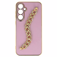 Viedtālruņa apvalks Samsung Galaxy S23 FE dizains 4 rozā