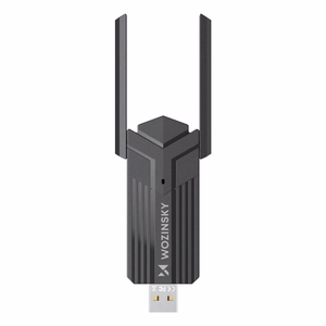Wozinsky WAX-1800 Dual-Band Wireless USB 3.0 WiFi 6 Adapter - Black
